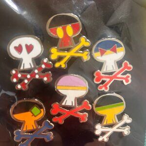 NIP Disney Trading Pins Sugar Skull Set of 6 pins